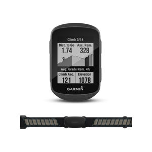 GARMIN cyklopočítač - EDGE 130 PLUS HR BUNDLE - čierna