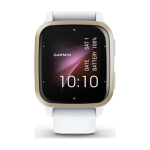 GARMIN smart hodinky - VENU SQ 2 MUSIC - zlatá/biela