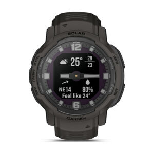 GARMIN smart hodinky - INSTINCT CROSSOVER SOLAR - antracitová