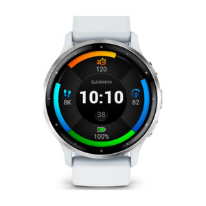 GARMIN smart hodinky - VENU 3 - biela/strieborná