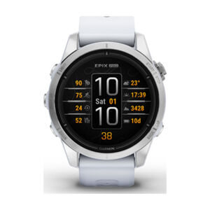 GARMIN smart hodinky - EPIX PRO G2 42MM - strieborná/biela