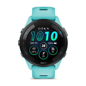 GARMIN smart hodinky - FORERUNNER 265 - svetlo modrá/čierna