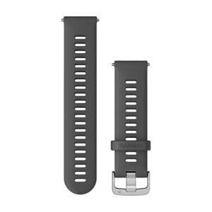 GARMIN remienok - QUICK RELEASE 22 MM - šedá/strieborná