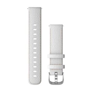 GARMIN remienok - QUICK RELEASE 18 MM - biela/strieborná