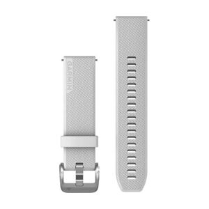 GARMIN remienok - QUICK RELEASE 20 MM - biela/strieborná