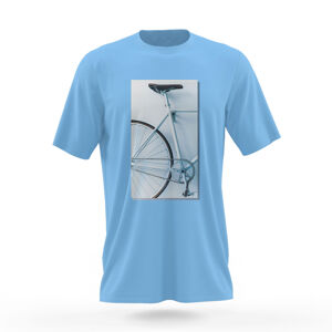 NU. BY HOLOKOLO Cyklistické tričko s krátkym rukávom - DON'T QUIT' - modrá XL