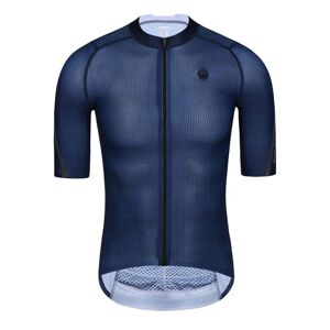 MONTON Cyklistický dres s krátkym rukávom - PRO CARBONFIBER - modrá M