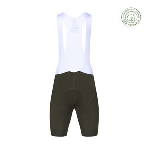 MONTON Cyklistické nohavice krátke s trakmi - PRO SPEEDA  - zelená 2XL