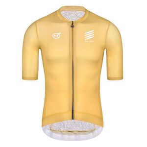 MONTON Cyklistický dres s krátkym rukávom - SKULL ZEUS - zlatá S