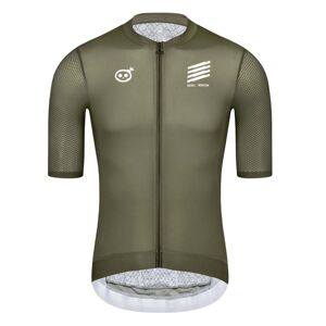 MONTON Cyklistický dres s krátkym rukávom - SKULL ZEUS - zelená L