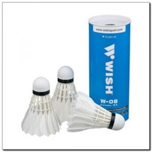 Badmintonové košíky z peria 3 ks  WISH W-08