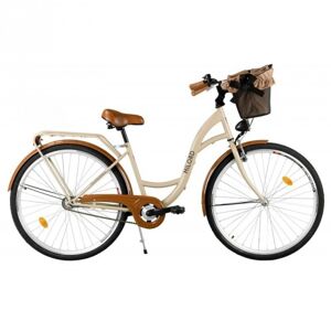 Mestský retro bicykel 1-prevodový LUX MILORD 28 " cappuccino