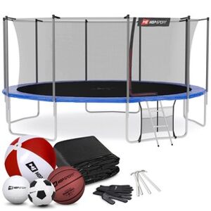 Trampolína Hop-Sport 16ft (488cm) s vnútornou ochrannou sieťou  modrá