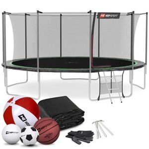 Trampolína 16 ft (488 cm) s vnútornou sieťou Čierno/zelená
