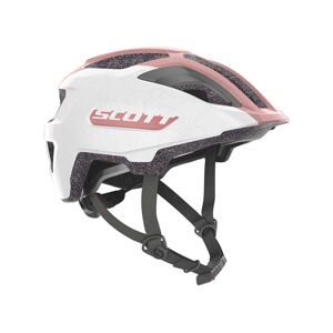 SCOTT Cyklistická prilba - SPUNTO JUNIOR (CE) - ružová/biela (50–55 cm)