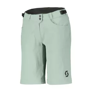 SCOTT Cyklistické nohavice krátke bez trakov - TRAIL FLOW - svetlo zelená XL
