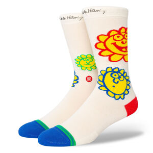 Stance Ponožky Happy Fields Farba: Krémová, Veľkosť: L