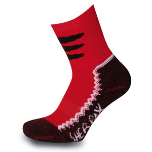 SherpaX Laudo Detské ponožky Farba: červená, Veľkosť: 30