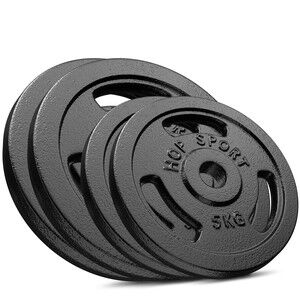 Sada liatinových závaží 30kg - 2x10, 2x5 - 31mm