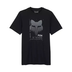 FOX Cyklistické tričko s krátkym rukávom - DISPUTE PREM - čierna XL