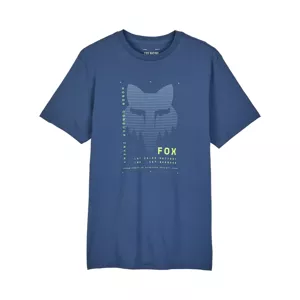 FOX Cyklistické tričko s krátkym rukávom - DISPUTE PREM - modrá 2XL