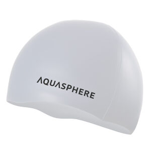 Silikónová čiapka Aquasphere Plain Farba: Biela, Veľkosť: 0