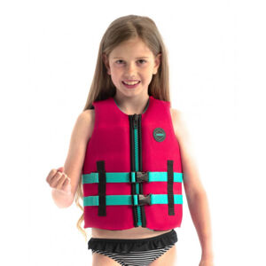Detská neoprénová záchranná vesta JOBE HOT PINK veľ. 164