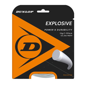 Dunlop Tenisový výplet Explosive 17G 1,2 Farba: Biela, Veľkosť: 0