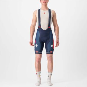 CASTELLI Cyklistické nohavice krátke s trakmi - SOUDAL QUICK-STEP 23 - modrá 2XL