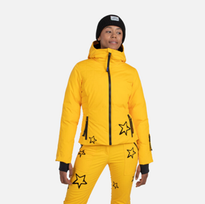 JCC Dám. páperová bunda s kapucňou, W St Farba: žltá, Veľkosť: M