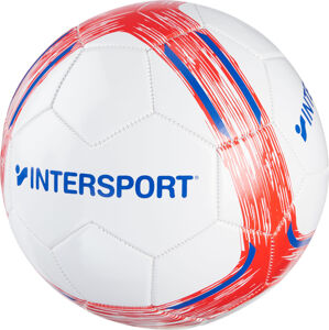 Mini futbalová lopta INTERSPORT Fußball Farba: Bielo - Červená, Veľkosť: 1
