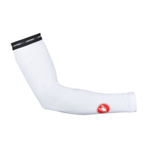CASTELLI Cyklistické návleky na ruky - UPF 50+ LIGHT - biela M