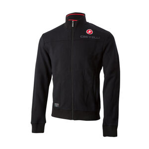 CASTELLI Cyklistická mikina - MILANO TRACK - čierna XL