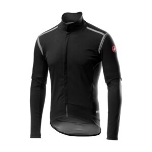 CASTELLI Cyklistická zateplená bunda - PERFETTO ROS CONVERT - čierna L