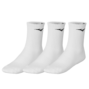MIZUNO Dosp.bežecké ponožky Training 3P Farba: Biela, Veľkosť: S