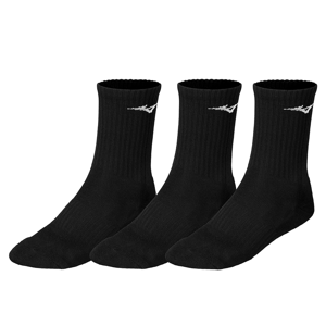 MIZUNO Dosp.bežecké ponožky Training 3P Farba: čierna, Veľkosť: S