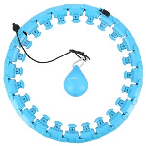 Masážna hula hoop obruč  so závažím HMS HHW01- modrá