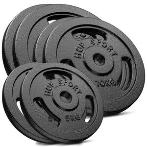 Sada liatinových závaží 60kg - 2x15, 2x10, 2x5 - 31mm