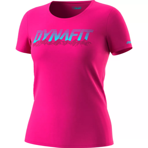 Dynafit dámske turistické tričko Graphic Cotton W Farba: Ružová, Veľkosť: 36