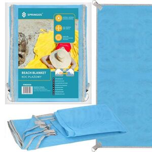 Plážový uterák  200x200 cm SPRINGOS PM0009 - modrý