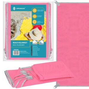 Plážový uterák 200x150 cm SPRINGOS PM0008 - ružový