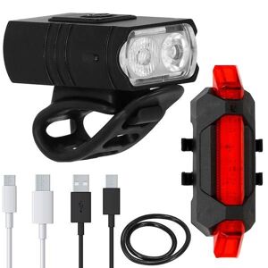 Svetlo na bicykel 2 ks +USB SPRINGOS BA0058
