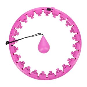 HMS Masážna hula hoop Home FH01 so závažím fialová