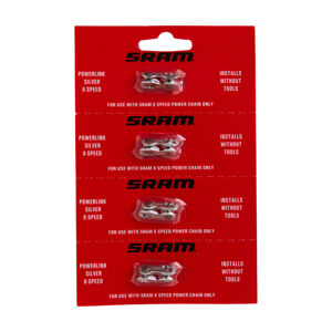 SRAM spojka - POWERLOCK 8 - strieborná