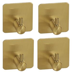 Vešiaky kovové 4 ks  4,5 x 4,5 cm SPRINGOS HA5206
