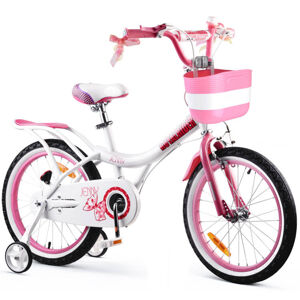 RoyalBaby Bicykel Royal Baby Jenny 18" + košík RB18G-4 ružový