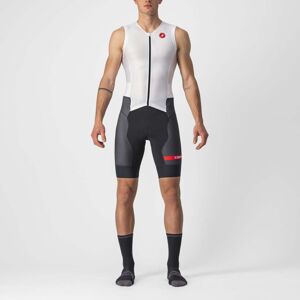 CASTELLI Cyklistická kombinéza - FREE SANREMO 2 - čierna/biela 3XL