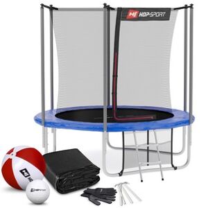 Trampolína Hop-Sport 8ft (244cm) s vnútornou ochrannou sieťou modrá