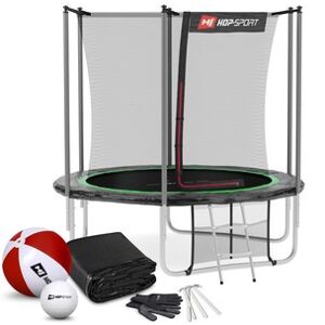 Trampolína 8ft (244 cm) s vnútornou sieťou Čierno/zelená