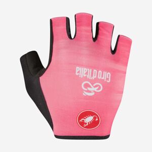 CASTELLI Cyklistické rukavice krátkoprsté - GIRO D'ITALIA 2024 - ružová M